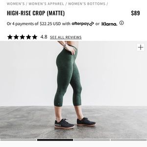 NoBull Project cropped leggings, XS